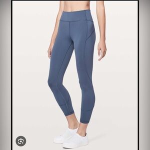 Lululemon In Movement Tights - Size 2 Color Chambray